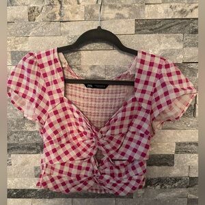 Zara Cropped Blouse